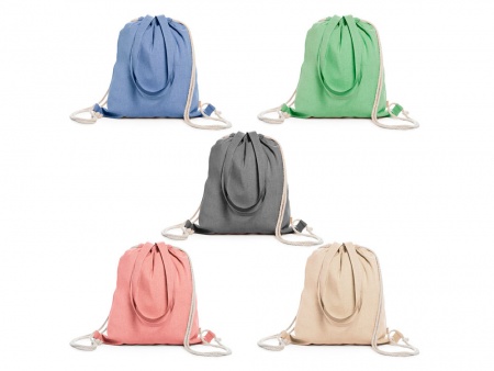 Рюкзак-мешок VARESE из переработанного хлопка, королевский синий