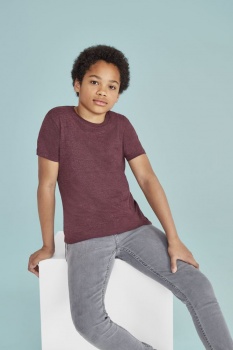 Футболка детская Regent Fit Kids, ярко-бирюзовая Футболка детская Regent Fit Kids, ярко-бирюзовая