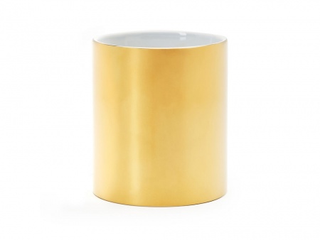 Кружка керамическая ZALA 350 мл, золотистый