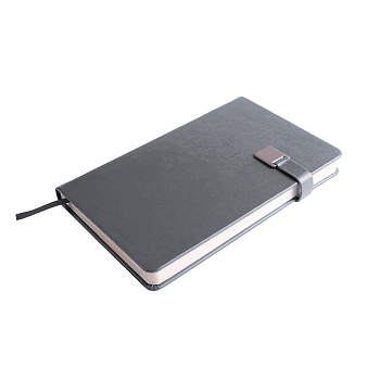 Ежедневник недатированный Spirit , А5, красный, кремовый блок