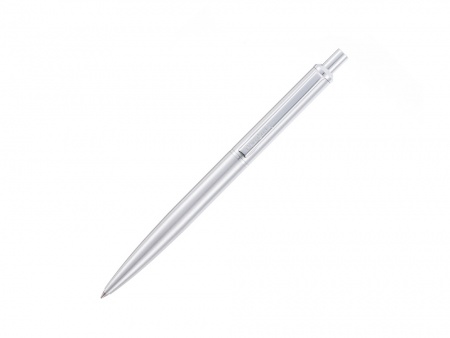 Ручка шариковая Pierre Cardin GAMME Classic. Цвет - серебристый. Упаковка Е