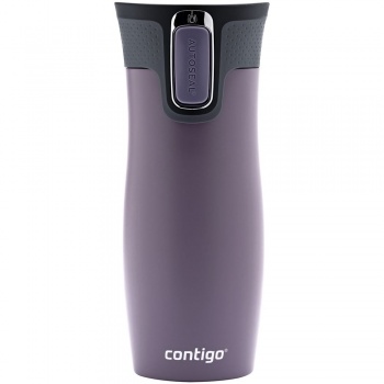 Термостакан Contigo West Loop, вакуумный, фиолетовый