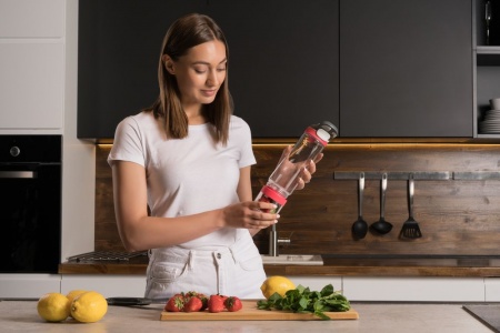 Бутылка для воды Cortland Infuser, красная