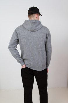 Толстовка мужская STAN с капюшоном на молнии футер с начёсом 280, 17, Ярко-зелёный,  (26)  (52/XL)