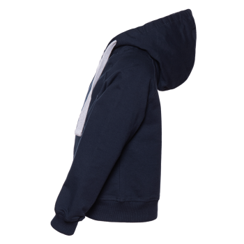 Толстовка  детская STAN с капюшоном на молнии футер без начёса 260, 61J, Т-синий (46) (10/10 лет)