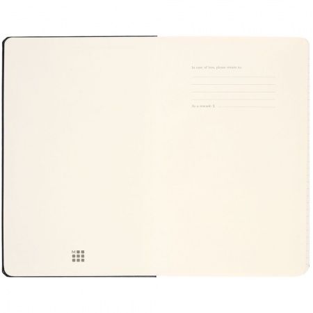 Записная книжка Moleskine Classic Soft Large, в линейку, черная