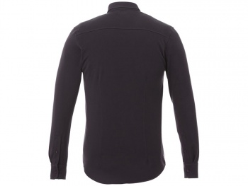 Мужская рубашка Bigelow из пике с длинным рукавом, серый графитовый