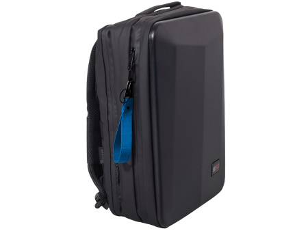 Ремувка "Force" с усиленным карабином, 2,5 см, синий/черный