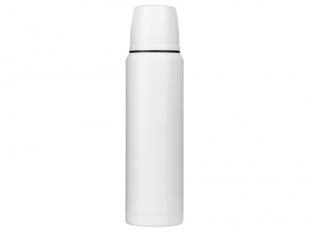 Термос с чашей и двойными медными стенками "Stern", 1 л, белый