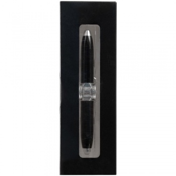 Ручка-спиннер Flipen с фонариком, черная