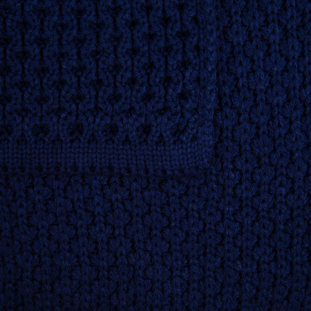 Плед Serenita, темно-синий (сапфир)