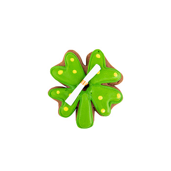 Печенье шоколадное  "Клевер с предсказанием", 35 гр