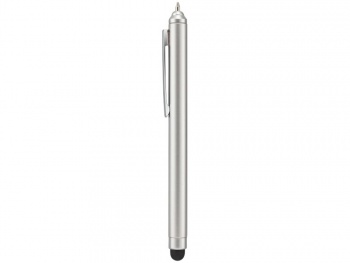 Ручка шариковая "Nilsia" со стилусом, жемчужный с матовой окантовкой