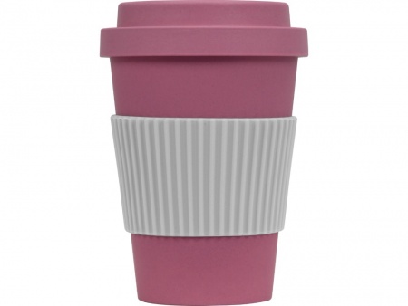 Термокружка "Muffin" из натуральных волокон, пыльно-розовый