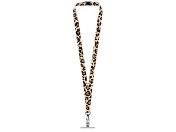 Ланъярд 2 см под сублимацию с трендовым карабином, замком обрыва и металлическим держателем для телефона, черный