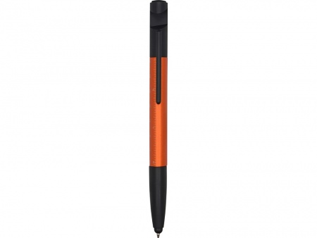 Ручка-стилус металлическая шариковая многофункциональная (6 функций) «Multy», оранжевый