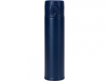 Вакуумная герметичная термокружка «Inter», темно-синий, нерж. сталь