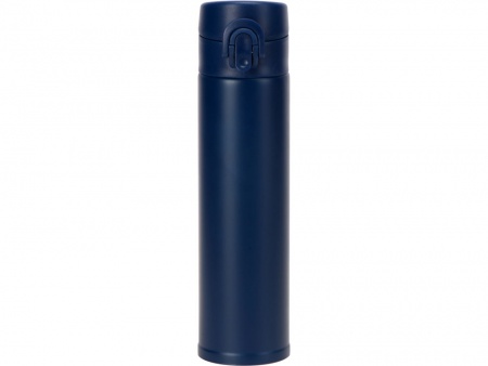 Вакуумная герметичная термокружка «Inter», темно-синий, нерж. сталь