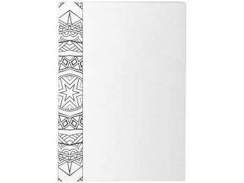 Блокнот А5 "Doodle Colour Therapy", белый/черный