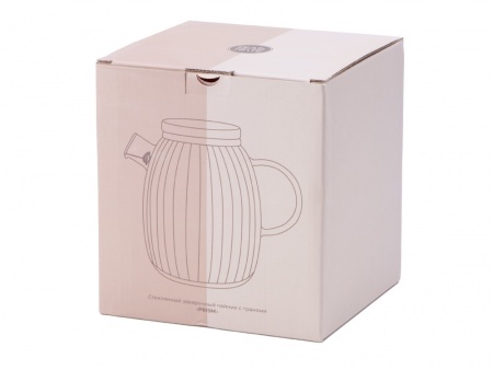 Стеклянный заварочный чайник с гранями "Prism"