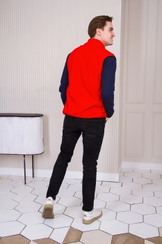 Жилет мужской STAN микрофлис, 200, 28N, Красный (14) (44/XS) Жилет мужской STAN микрофлис, 200, 28N, Красный (14) (44/XS)