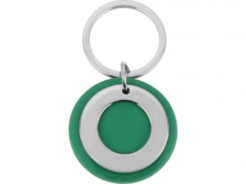 Брелок "Корал-Спрингс", зеленый/серебристый