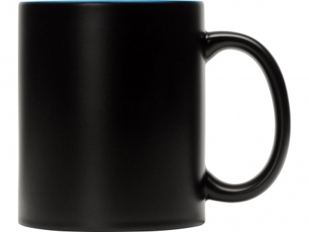 Кружка-хамелеон Surprise матовая, черный/голубой