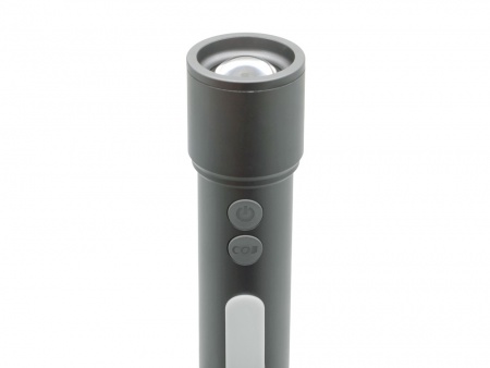 Фонарь аккумуляторный с регулируемым фокусом "Vortez", 9 режимов, 650 Лм