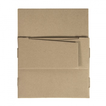 Коробка подарочная Big BOX, размер: 24 x 21 x 11 см  картон МГК бур., самосборная