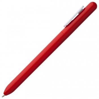 Ручка шариковая Swiper, красная с белым
