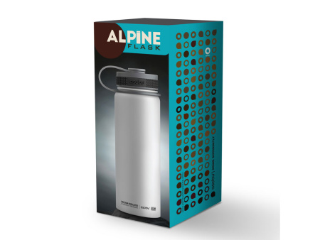 Вакуумная термобутылка «ALPINE FLASK», 530 мл, белый