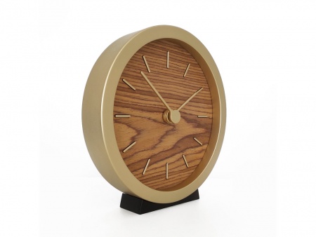 Часы настенные "Gracie" XS, натуральные с золотистым