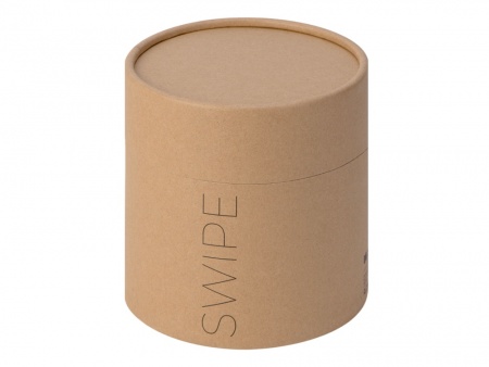 Стальная кружка с двойными стенками "Swipe", белый0,00