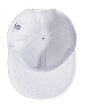 Бейсболка Unit Snapback с прямым козырьком, белая Бейсболка Unit Snapback с прямым козырьком, белая