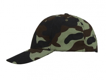 Бейсболка "Camo" 6-ти панельная Бейсболка "Camo" 6-ти панельная