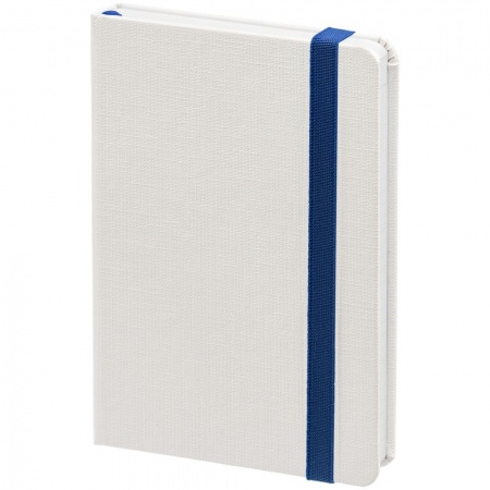 Блокнот Tex Mini, белый с синим