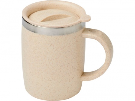 Чашка из пшеничной соломы Wey 400 мл с изоляцией, натуральный