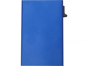 Картхолдер "Florence" с RFID- защитой из алюминия, синий