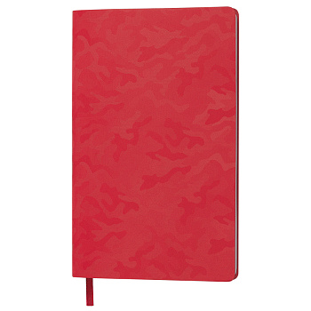 Бизнес-блокнот Tabby Funky, гибкая обложка, в линейку, красный