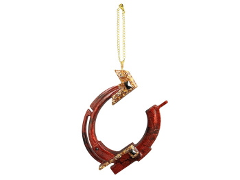 Елочные игрушки (Лошадь+Подкова).Символы года Гранат