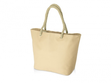 Сумка «Seaside» для шопинга и пляжа с широким дном, натуральный