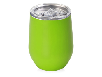 Набор с термокружкой, блокнотом, ручкой и ланчбоксом "Refreshment", зеленое яблоко