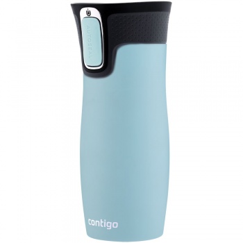 Термостакан Contigo West Loop, вакуумный, голубой