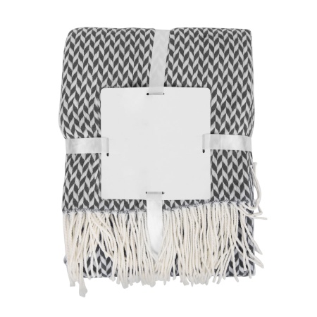 Плед "Village", серый, акрил 100%, 220 гр/м2, 130*150 см