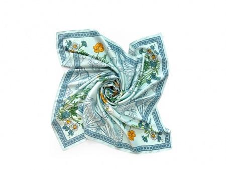 Платок «Мелодия хрусталя», голубой