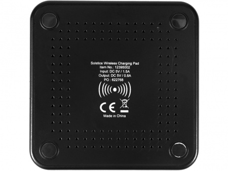 Устройство для беспроводной зарядки «Solstice», серый/черный