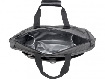 Сумка-холодильник Fabrizio со штопором, серый/черный