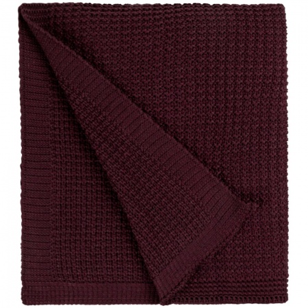 Плед Lattice, бордовый