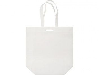 Сумка для покупок из спанбонда Ambit, 380*120*400 с ручкой 550/30 мм, белый