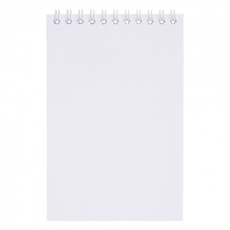 Блокнот на пружине Bonn Soft Touch, M, белый